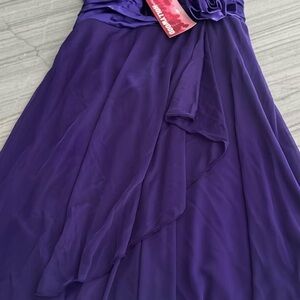 Elegant Purple Evening Gown